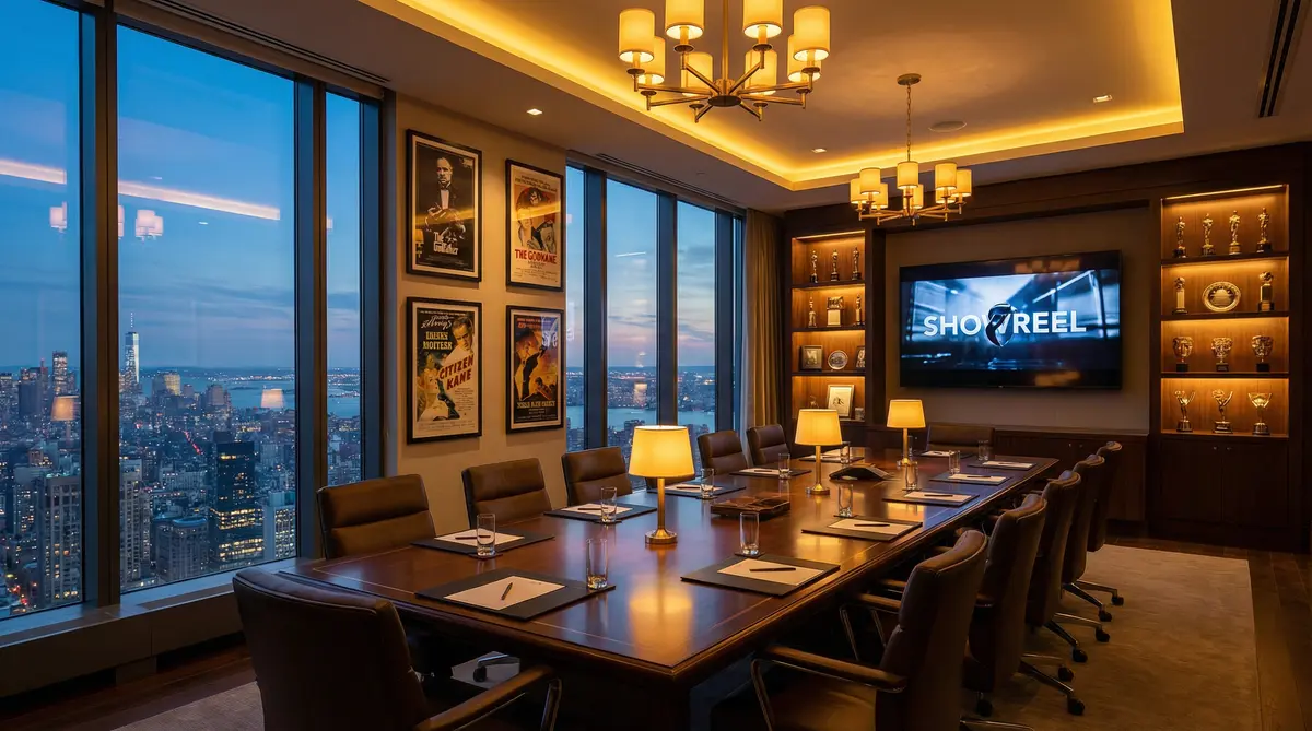 芒果视频 投资合作会议室