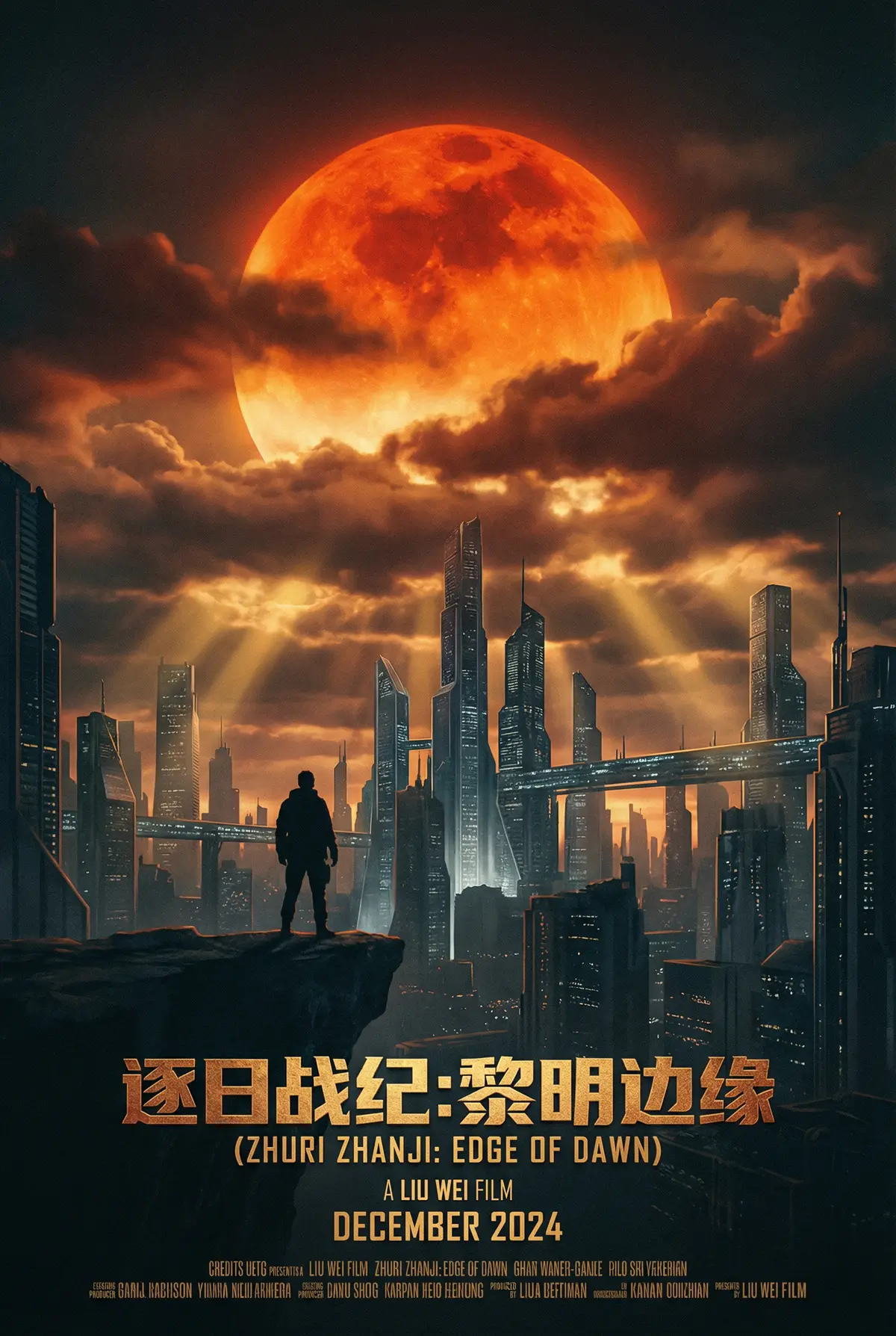 芒果视频 出品科幻巨制《逐日战纪》电影海报